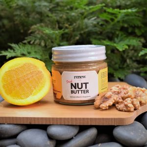 Orange Walnut Nut Butter Jar