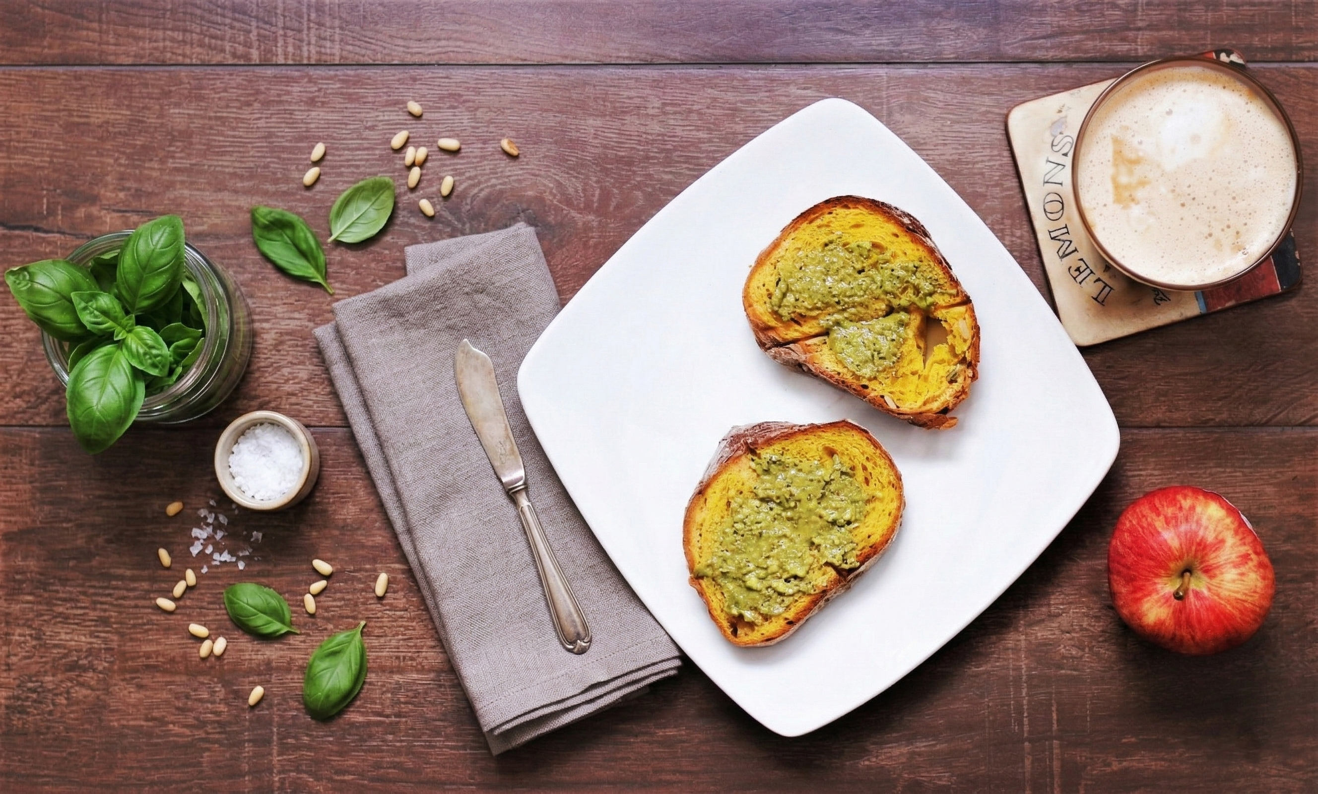 nut butter breakfast scene